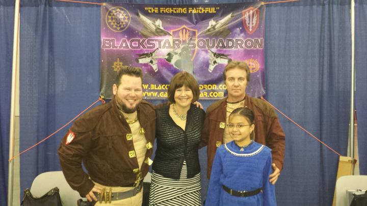 Sarah Rush at the Blackstar table