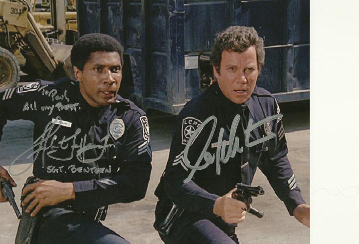 Herb Jefferson and William Shatner autograph